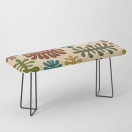 Matisse cutouts colorful seaweed design 1 Bench