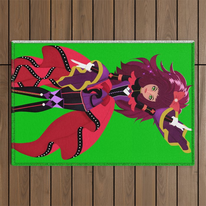 dancing anime Outdoor Rug