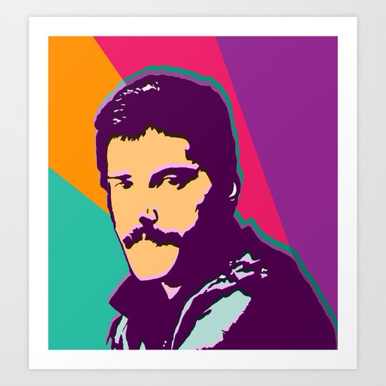 Queen - Freddie M Art Print