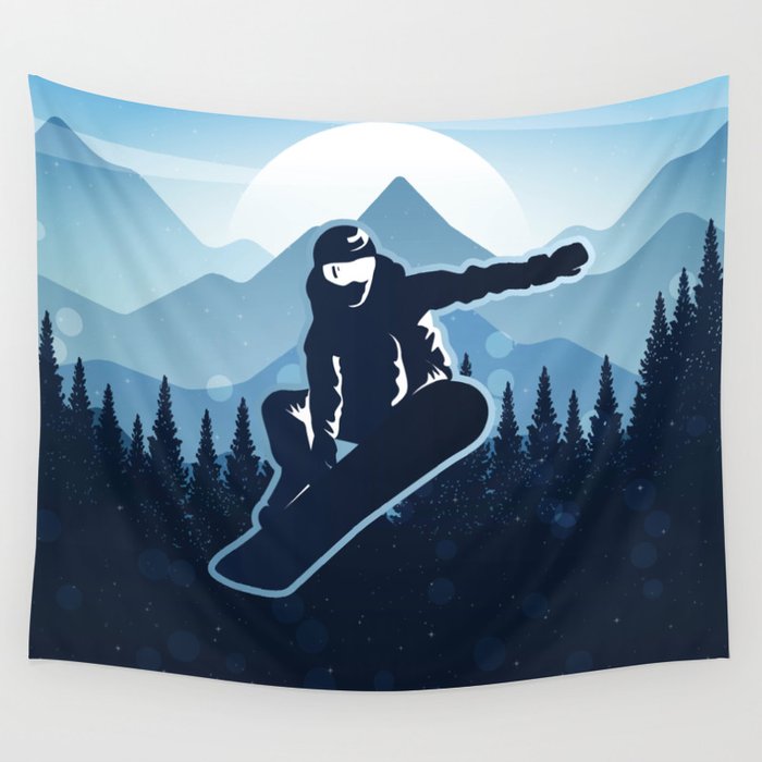 Skiing tapestry deals