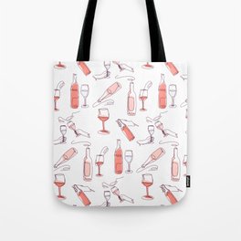 Wine lover alcohol pattern Tote Bag