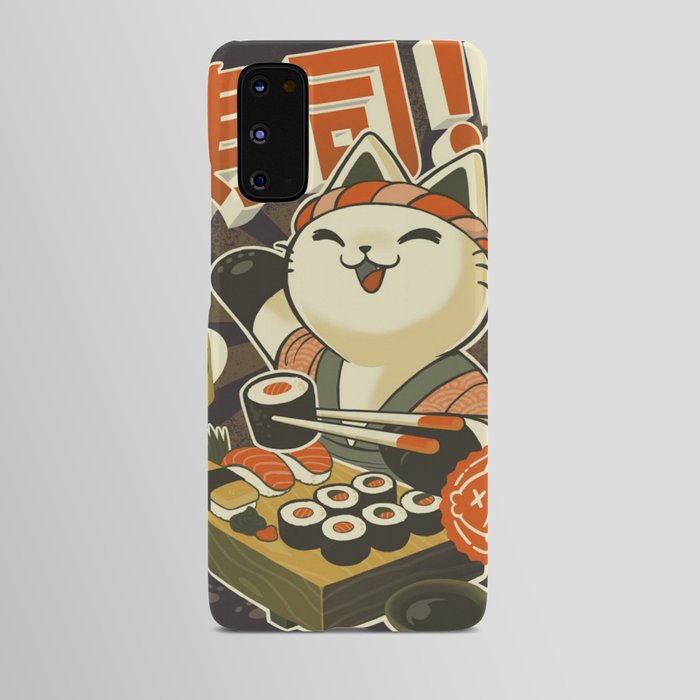Cat Sushi Android Case