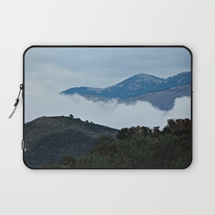 Hills Clouds Scenic Landscape 5 Laptop Sleeve