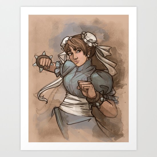 Chun Li Art Print