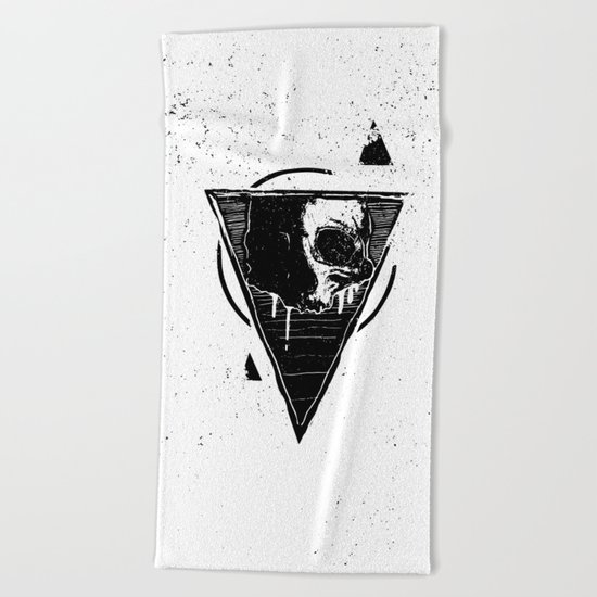 skull Beach Towel