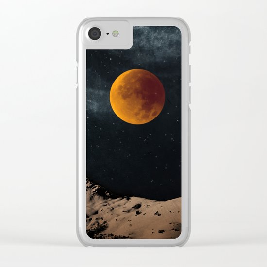 Bloodmoon Fantasy Clear iPhone Case