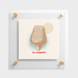 Abstract art gestual and organic sponge Floating Acrylic Print