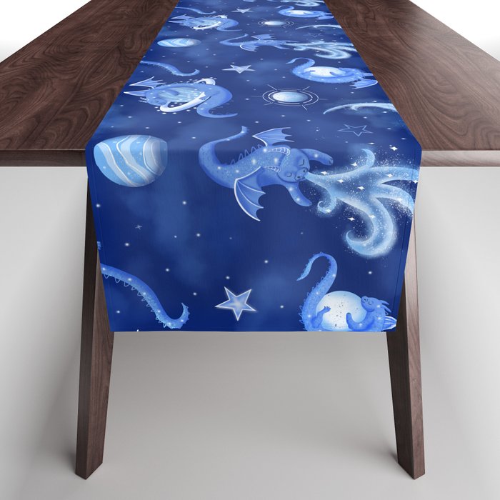 Magical Space Dragons Table Runner