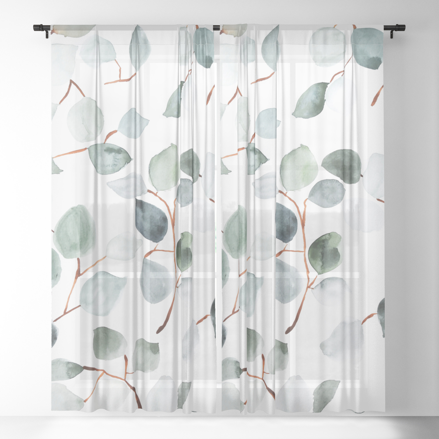 Eucalyptus Sheer Curtain