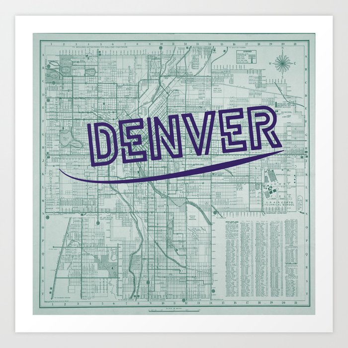 Denver Art Print