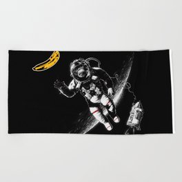 Space Monkey (nd a place to be) Beach Towel