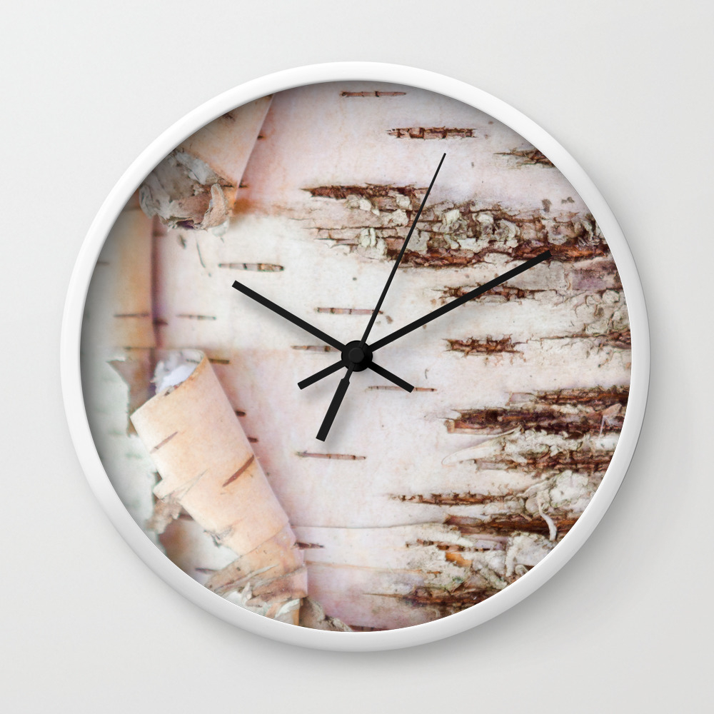 Birch Wood Wall Clock By Inthisinstance Society6