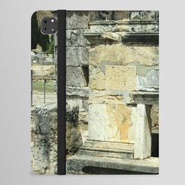 Ancient Ruins Of Hierapolis Pamukkale Turkiye iPad Folio Case