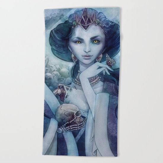 Queen of the dead Beach Towel