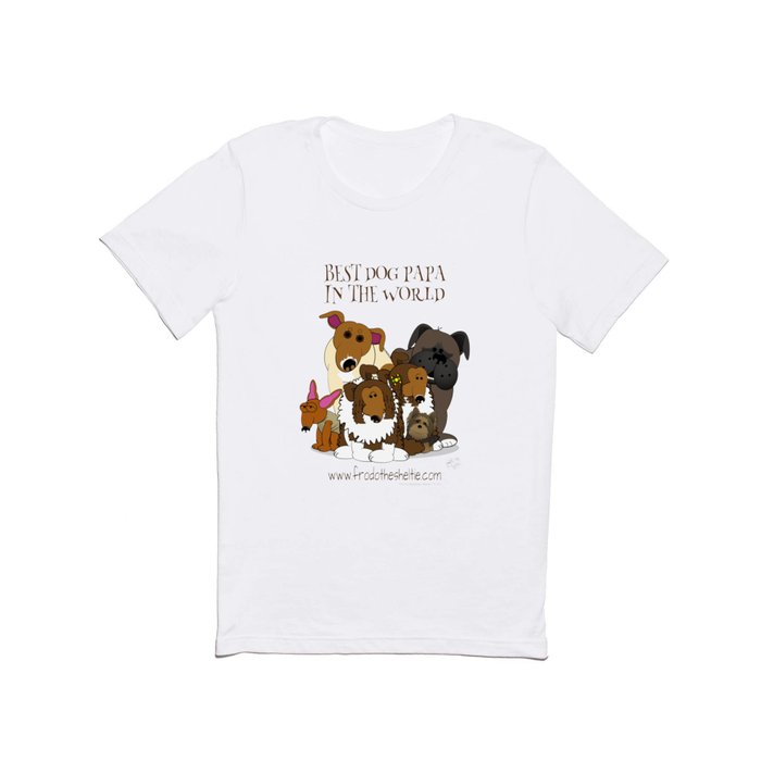 FROD0 THE SHELTIE: BEST DOG PAPA T Shirt