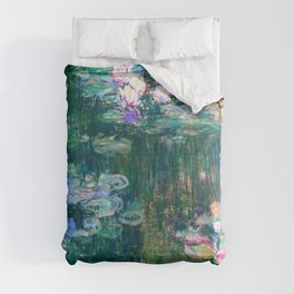 water lilies : Monet Comforter