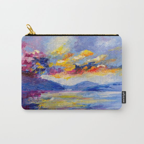 Bright cloud Carry-All Pouch