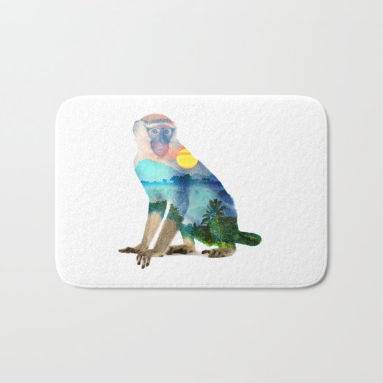 Monkey Nature Bath Mat