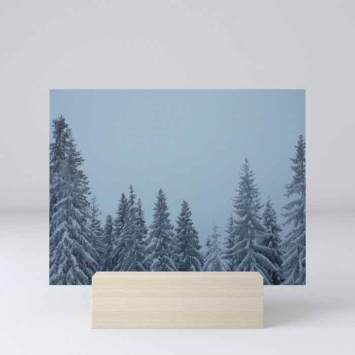 Tatra Mountains Winter Mini Art Print