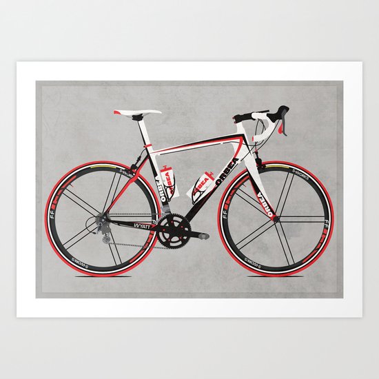 Race Bike Art Print