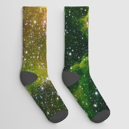Spider Nebula I Constellation Auriga Space Galaxy Socks