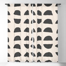 Mid-Century Modern Abstract Composition Blackout Curtain