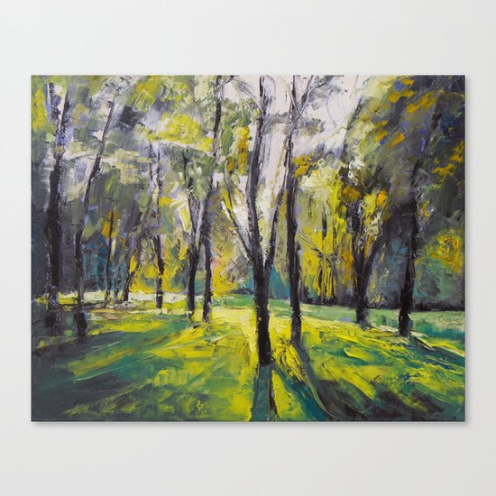 Pontefract Park at Sunset Canvas Print