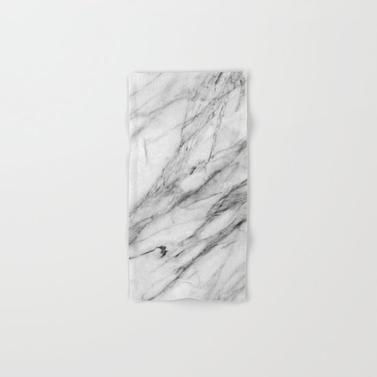 Carrara Marble Hand & Bath Towel