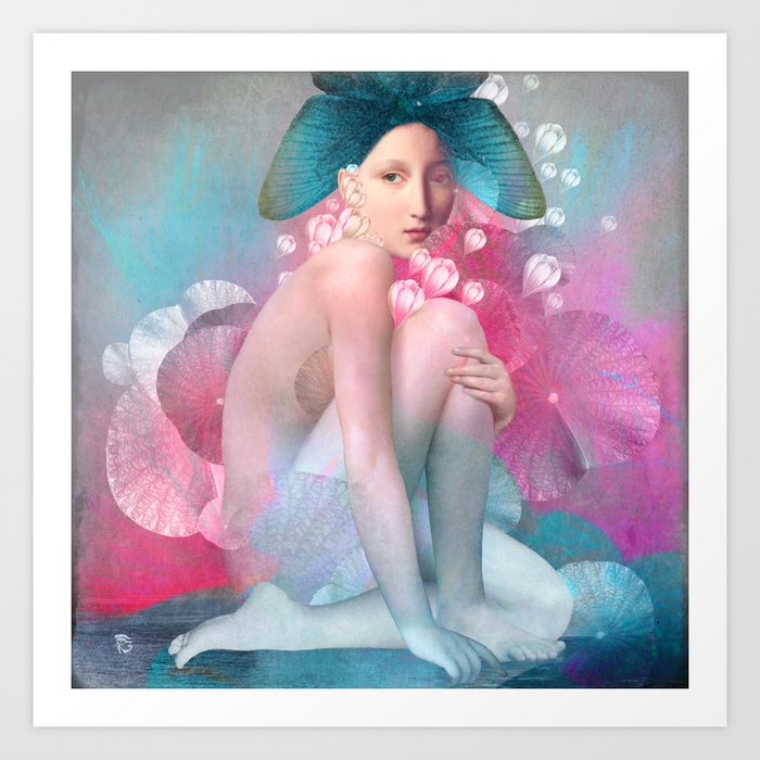 Discover the motif WATER MAIDEN by Christian Schloe as a print at TOPPOSTER