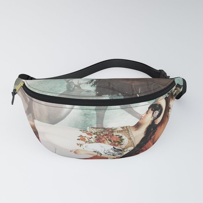 A dream of a journey with deers Fanny Pack
