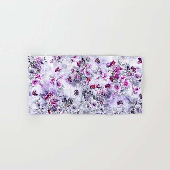 Floral Ocean Soft Hand & Bath Towel