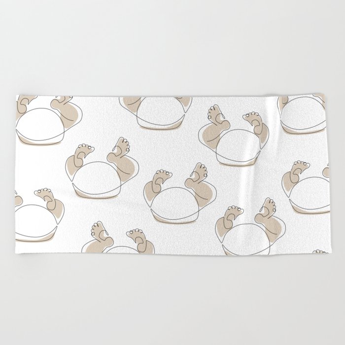 Baby Butt Beach Towel