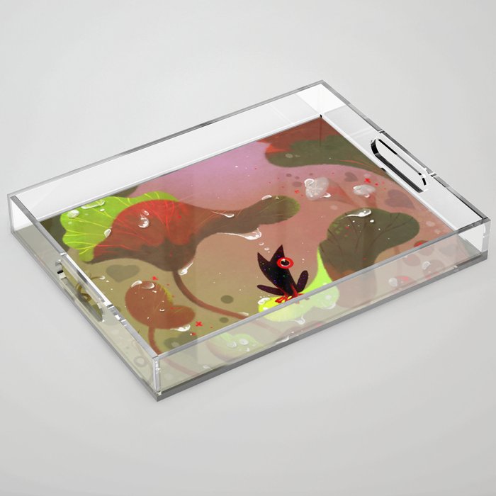 Leaf water Acrylic Tray