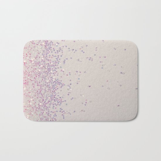 My Favorite Color (NOT REAL GLITTER - photo) Bath Mat