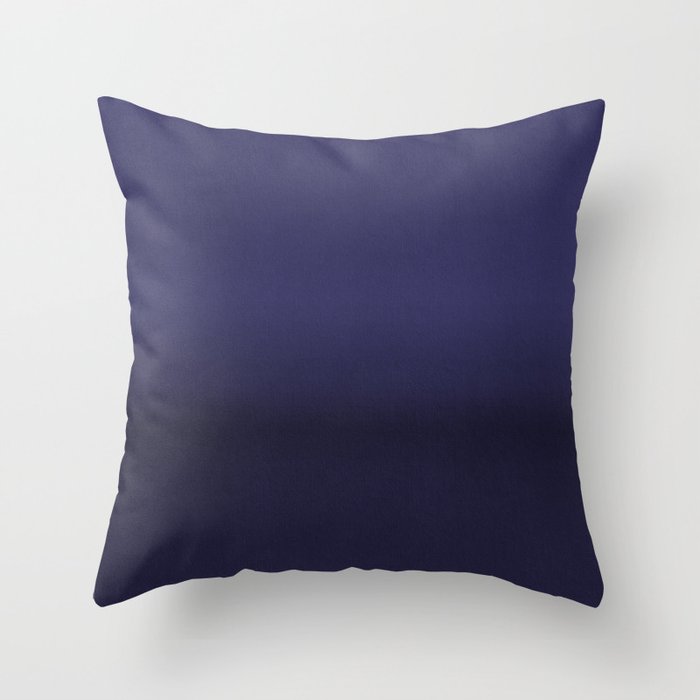 Midnight Indigo Design Throw Pillow
