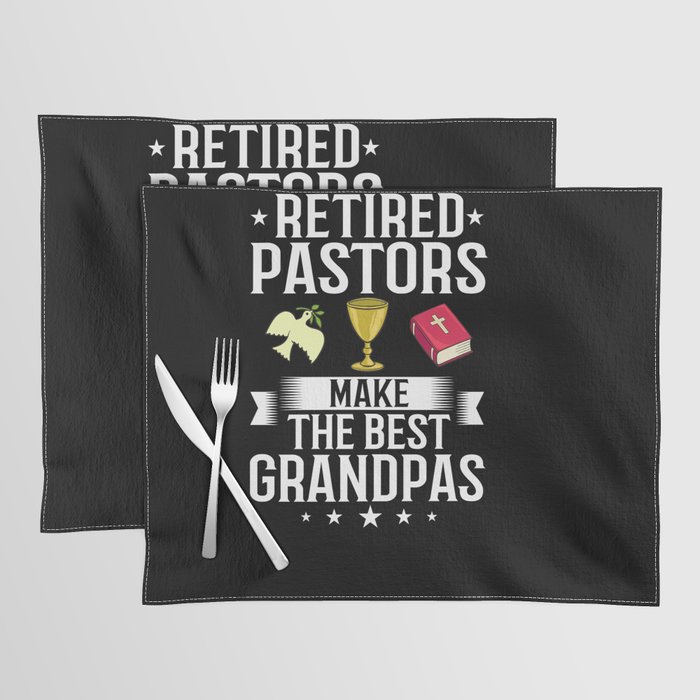 Pastor Church Minister Clergy Christian Jesus Placemat