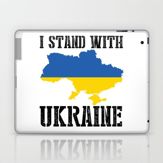 I Stand With Ukraine Laptop & iPad Skin