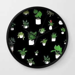 House Plants Wall Clock