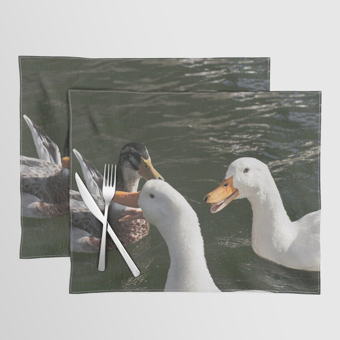 Ducks at the dock Placemat
