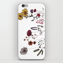 Original Wildflowers sideways for phone cases iPhone Skin