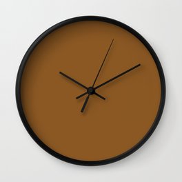 Milk Chocolate Brown Wall Clock