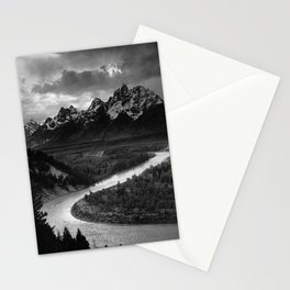 The Tetons and the Snake River  Stationery Cards