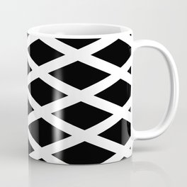 Rhombus Black & White Coffee Mug