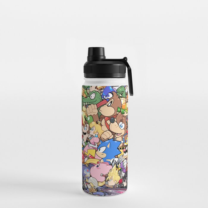 Thermos Super Mario kids water bottle 12oz, Furniture & Home