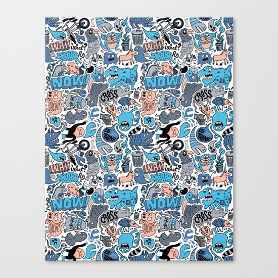 Gross Pattern Canvas Print