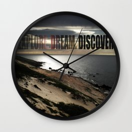 Explore. Dream. Discover Wall Clock