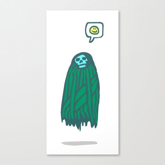 Happy Ghost Canvas Print