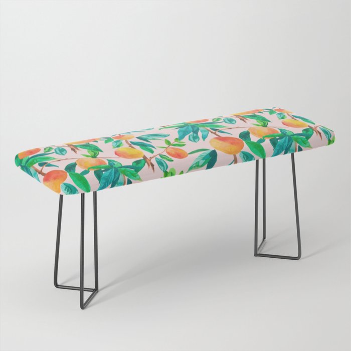 Peachy Jungle Bench