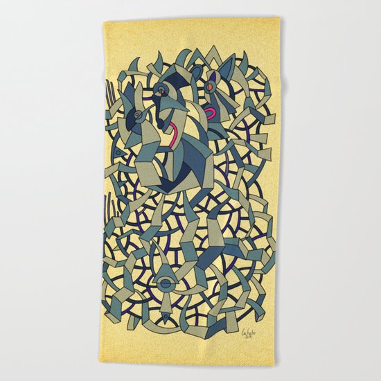- abyssal serenade - Beach Towel