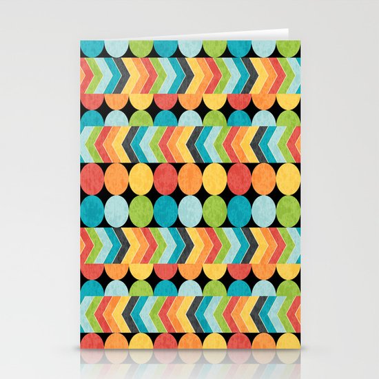 Retro Color Play Stationery Cards
